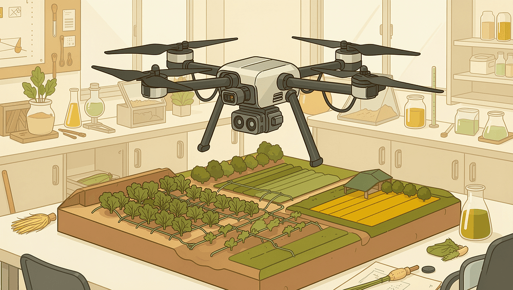 Agricultural Monitoring Drone Prototype